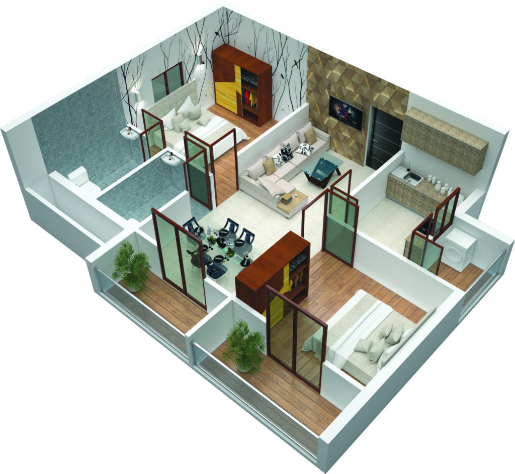 2 bhk 1002 a