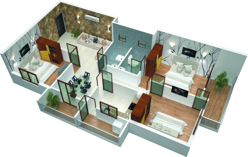 3bhk 1376